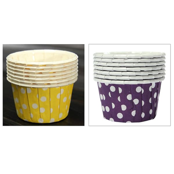 100 stk Cupcakepapir, Kakeformer, Bakekopper, Foring, Muffins, Lilla