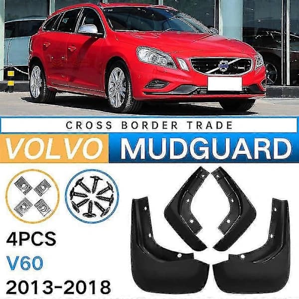 Stænkskærme til Volvo V60 2012-2021 - Sæt med 4 stænkskærme