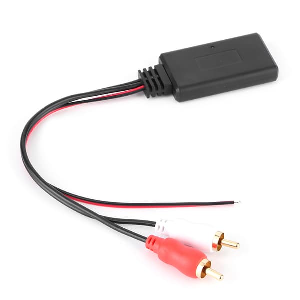 Universal Wireless Bluetooth Module Adapter AUX Audio 2 RCA Auxiliary Cable Car Radio Connection