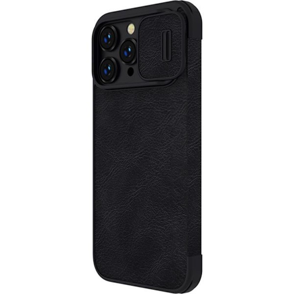 Nillkin iPhone 14 Pro Max Wallet Case Qin Pro Læder - Sort 75