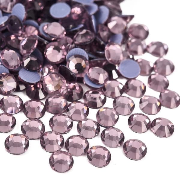 Hot-Fix Glasrhinsten, Fladryggede Krystalsten, Ca. 1.440 Stykker, SS16 3,8–4 mm til DIY Håndværk, Tøj og Tilbehør
