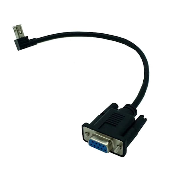 RS232 DB9 9-pin hun til USB 2.0 A han PLC seriel kabeladapterkonverter 8 tommer 25 cm