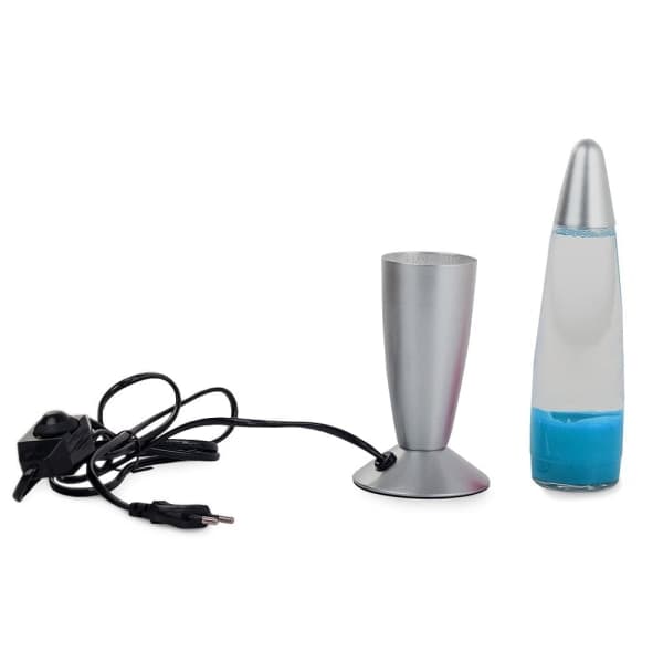 Lavalamp i klassisk design, blå