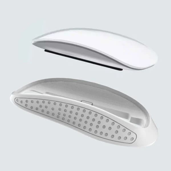 Bekvem musedokk for Magic Mouse 2/3 Base Ergonomisk design Nøyaktig passform Hvit