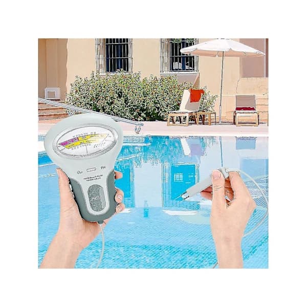 [CA] Tester 2 i 1 Vandkvalitet pH Klor Niveau Bærbar Digital pH-måler Pool Spa Analytisk Instrument