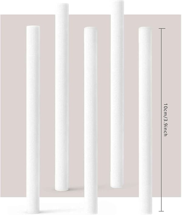 20 stk. Luftfugter Pinde Bomuldsfilter Refill Pinde Luftfugter Erstatningsfilter Bomuldspinde Luftfugter Filter Pind