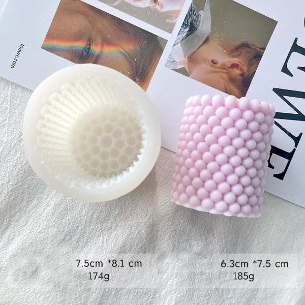 Lysformer Stearinlys DIY Silikonform Lysfremstilling Lysvæge