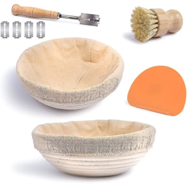 Brödkorg - Set, jäskorgar för surdeg