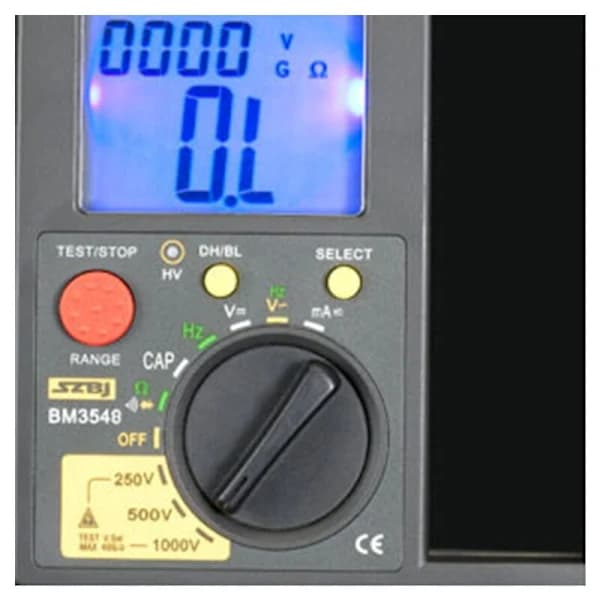 1000V3548 Megohmmeter Pekarresistansmätinstrument Hög Precision Digital Multimeter Multimeter