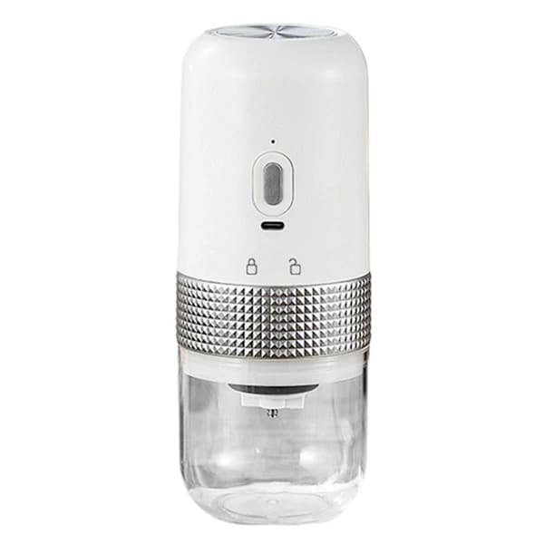 Elektrisk kaffekvarn USB-kvarn Kaffebönor Kvarn Pärlvit