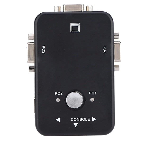 USB 2.0 KVM-bryter 2 / 4 port VGA manuell bryterboks videodelingsadapter (2 porter)