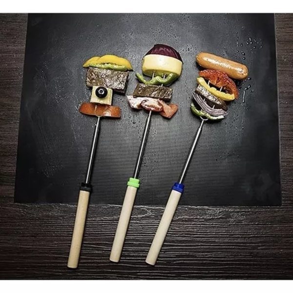 5-pak - Grillmåtte / Non-stick måtte til grill, sort