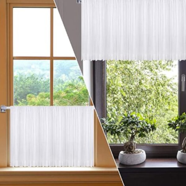 Utdragbara glasstänger Gardinstång Utan Borrning för PVC-fönster för Självhäftande Gardinstång (4 STK-40-60CM).ca