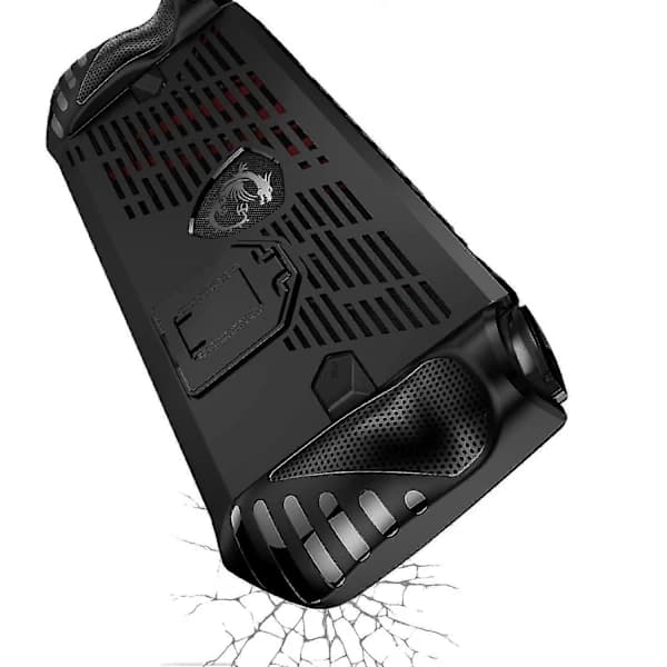 Protective Case for MSI Claw Gaming Handheld, Soft TPU Shockproof Anti-Slip Cover with Foldable Stand for MSI Claw Accessories