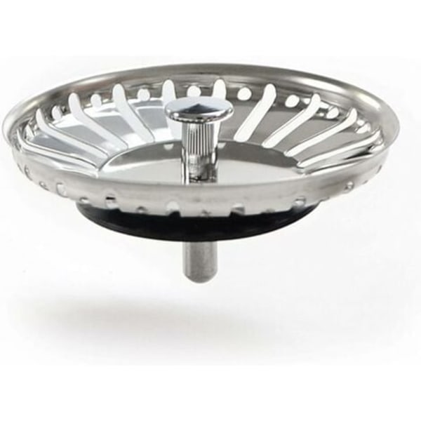 Diskbänksplugg Köksfilter Diskbänk Rostfritt Stål Diskbänksfilter, Universal Diskbänksplugg (84mm).ca