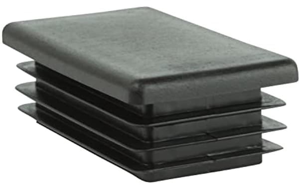 Rektangulär rörplugg och glidare 50 x 80 mm - 5 stycken