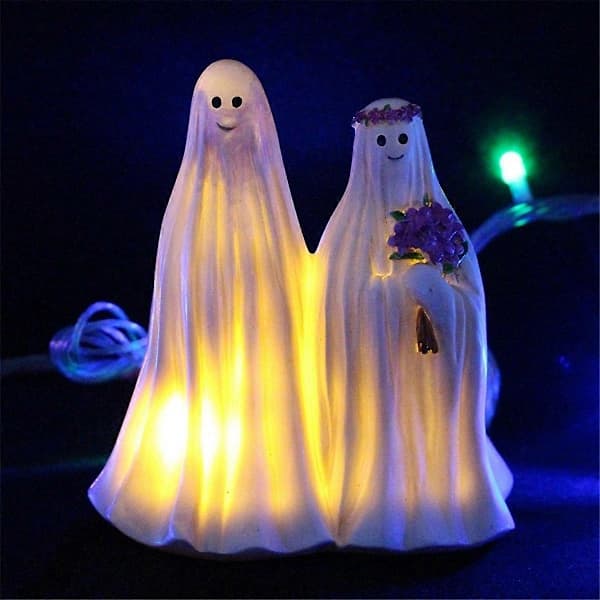 Halloween Spøkelsesbrud og Brudgom Ornament Dekorasjoner