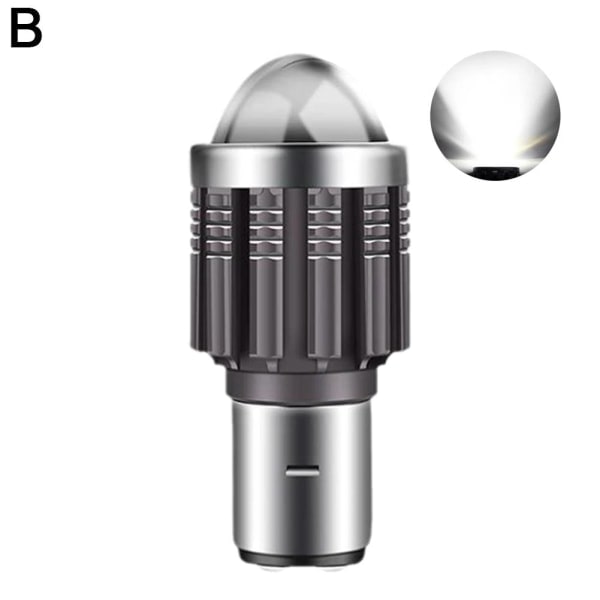 BA20D H6 LED Motorcykel Strålkastare Spot Light Bulb Hi/Lo Motorcykel vit vit one size