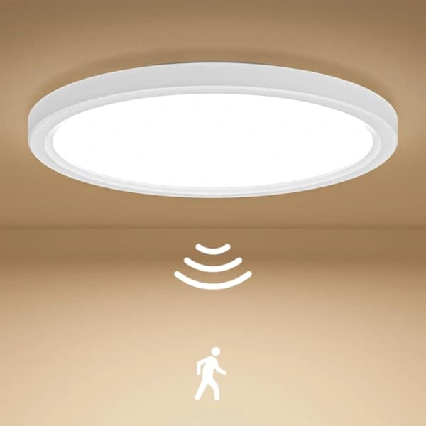 LED Ceiling Light with Motion Sensor 18W 4000K 1800LM for Hallway and Garage