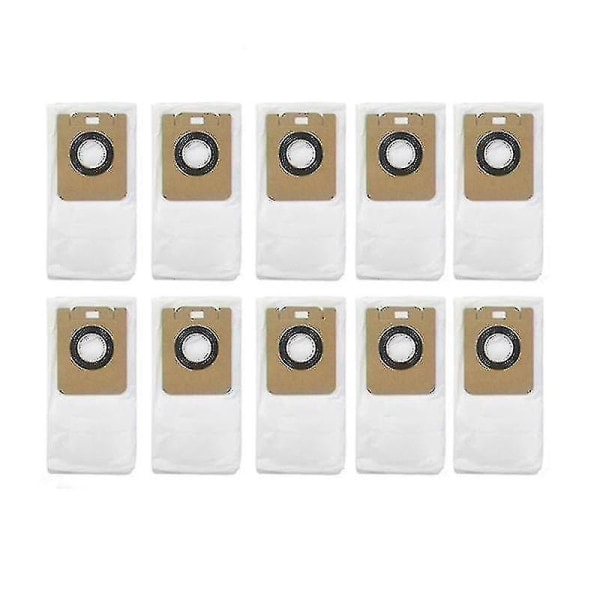 10 stk støvsugerposer for Xiaomi Dreame Bot D10 Plus Rls3d robotstøvsuger