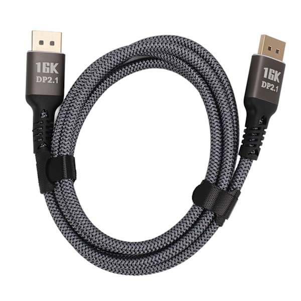 DisplayPort 2.1-kabel 16K 30Hz 40Gbps 3D Dynamisk HDR Hann til Hann DisplayPort-kabel for FreeSync for G Sync Gaming-skjerm 1,5 m