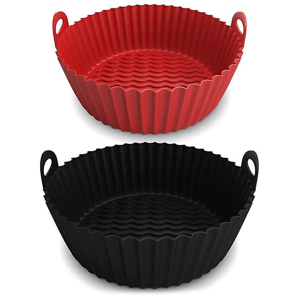 [CA] Airfryer silikonfoder (2-pack) - 7,5 tum och 8,5 tum foder