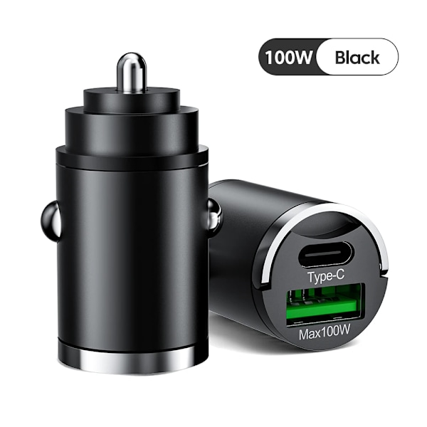 Mini 100W USB Type C Auton Latauslaite Nopea Lataus QC3.0 PD Puhelimen Latausadapter iPhone Samsung Huawei Xiaomi