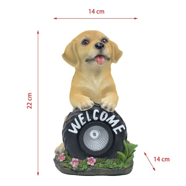 Hunde Bisque Porcelæns Ornament