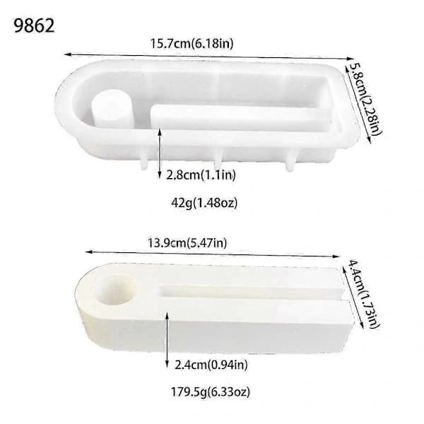 Silikonformar Ljusstake, DIY Kombinations Silikonform Ljusstake, Silikonform Ljusstake Hol jn