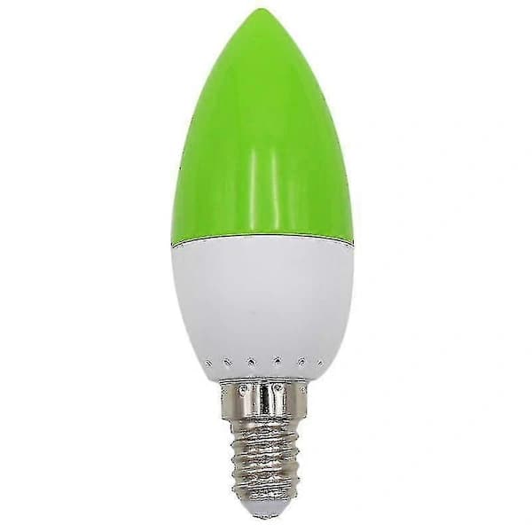 E14 LED Farvet Lysspidslampe, Farvet Lys, blå 2 stk