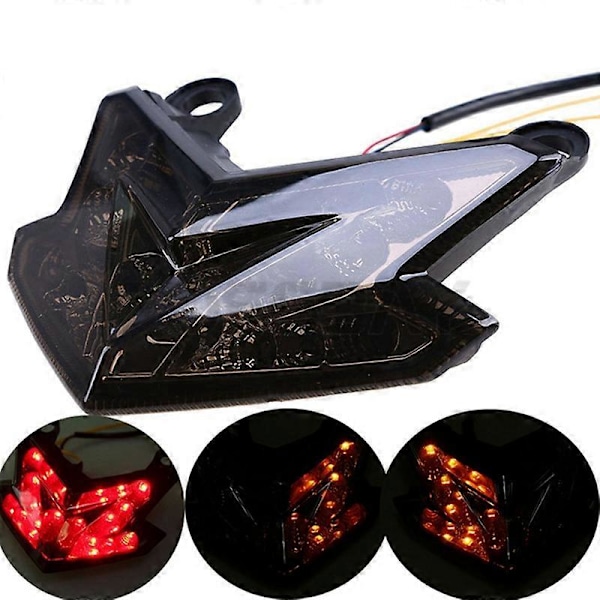 CASA Motorcykel Baglygte LED Blinklys til Z800 2013 2014 2015 2016 & Motorcykel LED Blink