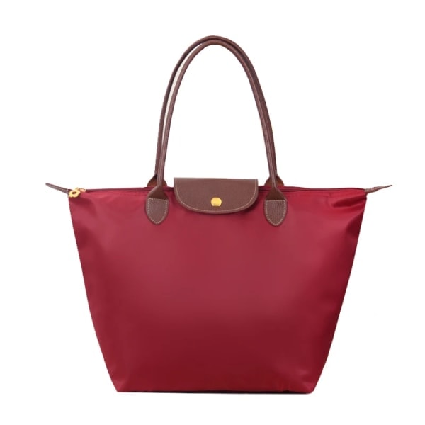 Vandtæt Nylon Dumpling Håndtaske Tasker Dame Tote Taske Dame Håndtaske med Stor Kapacitet til Rejsetasker Foldbar Casual Skuldertaske Blå l_ca