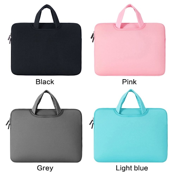 11 13 14 15 15,6 tums Laptopväska För Laptop MacBook svart black 11 inch