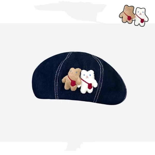 Denim Baskeri Litteä Lippis C C C
