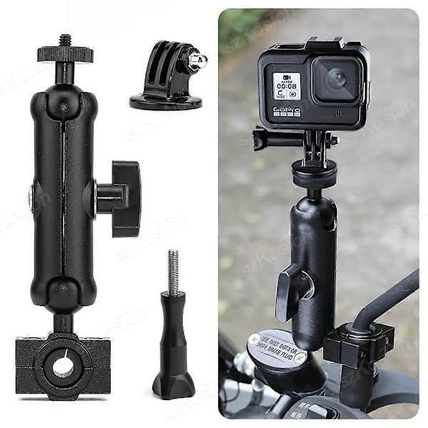 Cykelfäste Motorcykel Panoramisk Selfie Stick Monopod Fäste Styrfäste för Insta360 One X2 X3 X4 GoPro 12 11 10 DJI Tillbehör-Xin