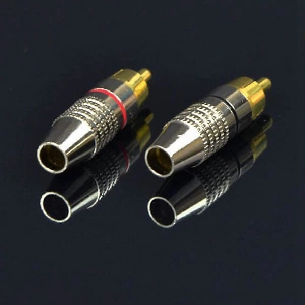 Högtalarkablar till RCA-kontakter Adapter, 2-kanals (0,3 meter) 2025:e