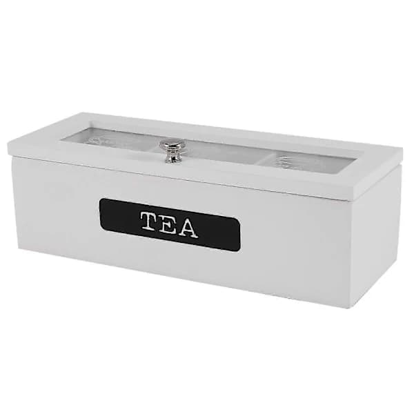3 Fack Bambu System Te Påse Förvaringslåda Smyckeskrin Te Box Organizer Trä Sockerpaket