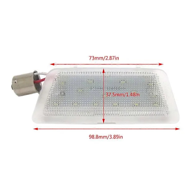 1X LED Nummerpladelygte til G 98-04 Bil Nummerpladelygte