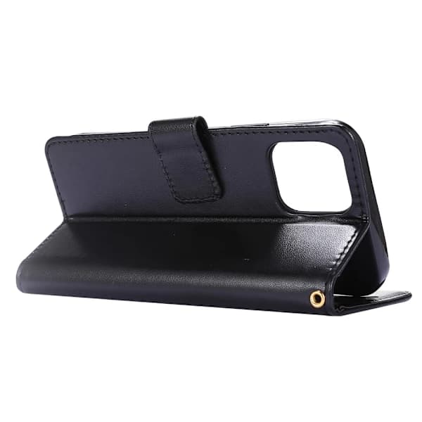 [CA] Kompatibel med , 12 / 12 Pro - Blomstret Etui - Sort Sort Sort