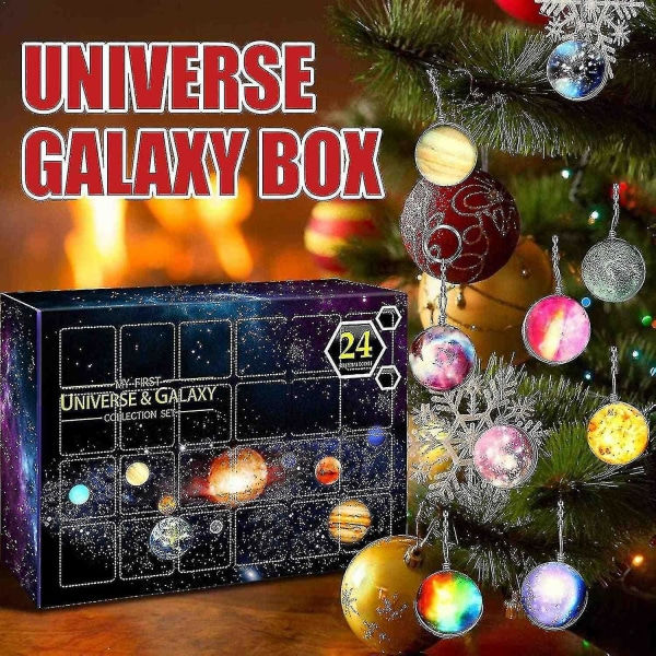 Universum Galaxy Adventskalender 2022 Jul Adventskalendere, Kosmiske Planet Ædelsten Overraskelse Gave