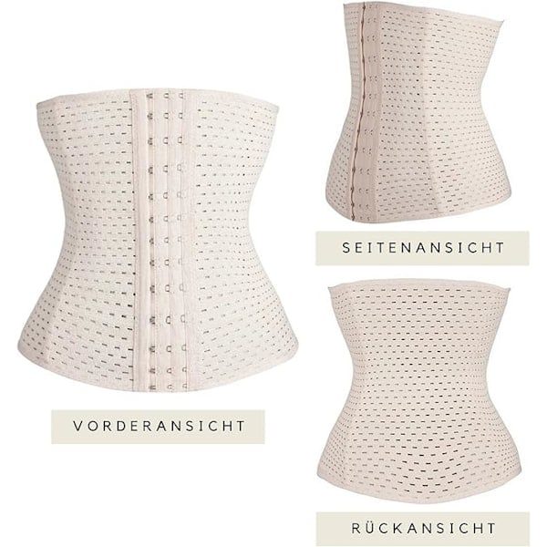 Korkeavyötäröinen muotoilija pehmeillä teräsluilla - Rintaliivikorsetti (beige) - Korsetti - Muotoilija - Saatavana myös pluskoossa 3XL