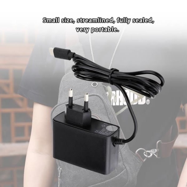 Fdit Nintendo Switch -laturi Nintendo Switch AC -adapteri DC 5V/2.4A 50/60Hz -laturi (EU 100-240V) .CA