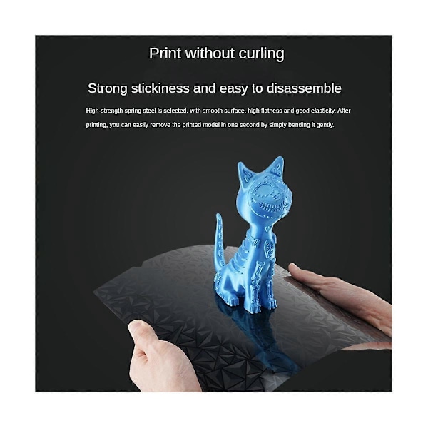 CASA PEI+PEO Ark Utskrift Varme Seng Plate 235mmx235mm for S1/End-5 S1/K1Pei Oppvarmet Seng 3D Skriver Deler