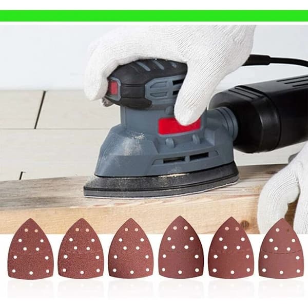 Slippapperstrianglar, Slippapperstrianglar, Slippapperstrianglar, 60 st Passar alla slipmaskiner