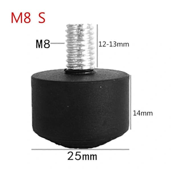 Skridsikre Fødder Spids til Stativ Monopod 3/8 Tommer 1/4 Tommer M8 Kit Universal S 2