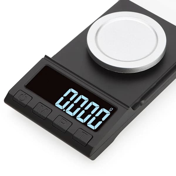 {ca}INF Mini digitalvåg med hög precision 10 g/0,001 g