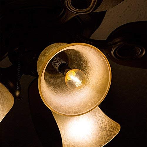 G40 LED Filament Mini Globe Light Source 1W Ultra Warm White 2200K Small Edison Screw E14 SES 12-24V Candelabra Bulbs Non-Dimmable, 6-pack