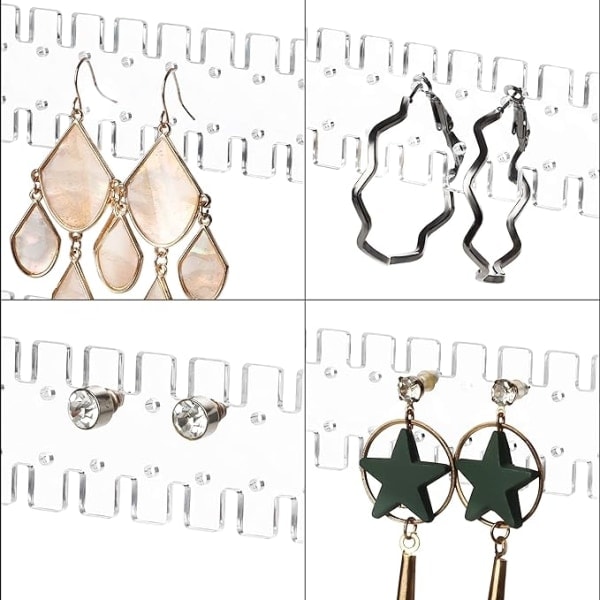 Folding Earring Display Stand Holds 120 Pairs of Earrings - Perfect