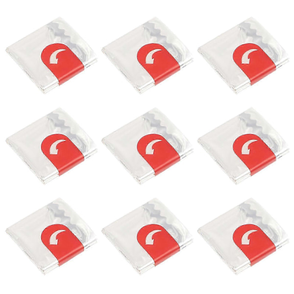 100 stk Ekstra Store Brødrister Ovn Bagepose Kalkun Madlavning Fuglepose Køkkenovnsposer Varmekrymp Fryseposer[D] Transparent 38X25CM