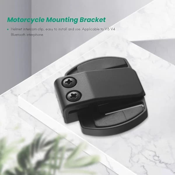2 kpl Vnetphone V6 V4 V2-500C Intercom Lisätarvikkeet, Kypärä Intercom Clip Kiinnitysteline, Moottoripyörä